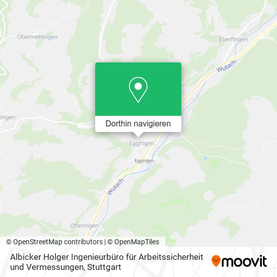 Albicker Holger Ingenieurbüro für Arbeitssicherheit und Vermessungen Karte