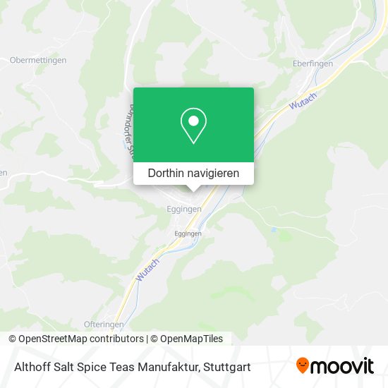 Althoff Salt Spice Teas Manufaktur Karte