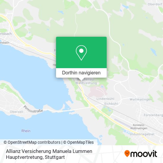 Allianz Versicherung Manuela Lummen Hauptvertretung Karte