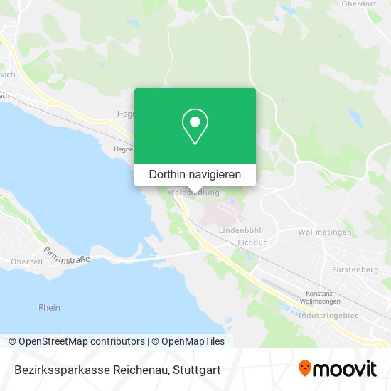 Bezirkssparkasse Reichenau Karte