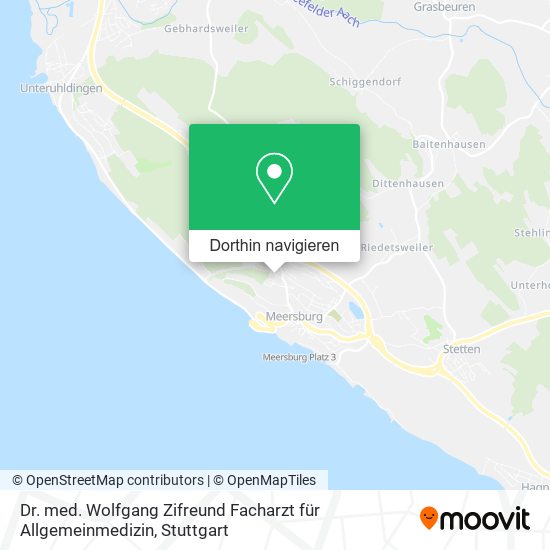 Dr. med. Wolfgang Zifreund Facharzt für Allgemeinmedizin Karte