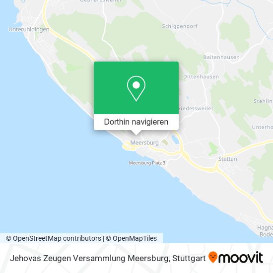 Jehovas Zeugen Versammlung Meersburg Karte