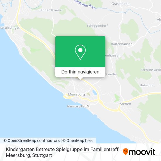 Kindergarten Betreute Spielgruppe im Familientreff Meersburg Karte