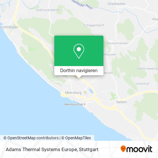 Adams Thermal Systems Europe Karte