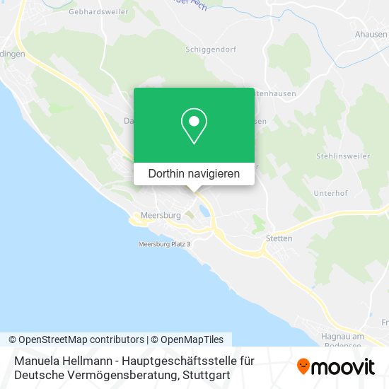 Manuela Hellmann - Hauptgeschäftsstelle für Deutsche Vermögensberatung Karte