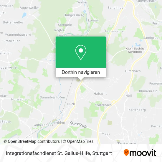 Integrationsfachdienst St. Gallus-Hilfe Karte