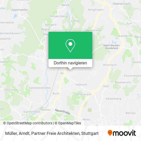 Müller, Arndt, Partner Freie Architekten Karte