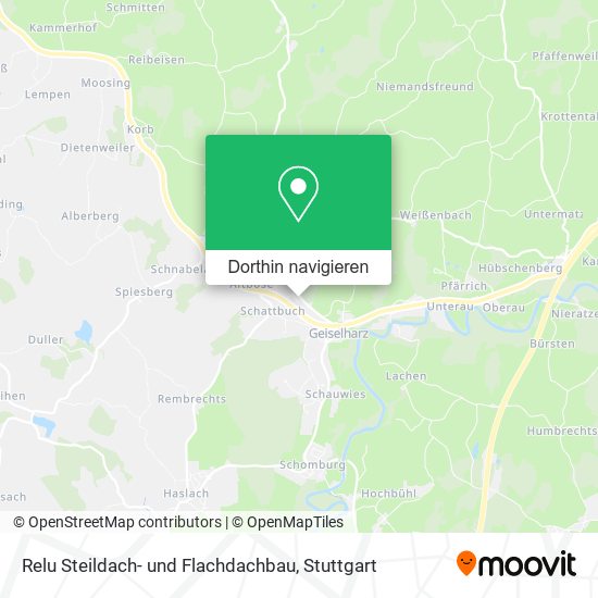 Relu Steildach- und Flachdachbau Karte