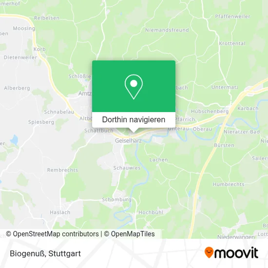 Biogenuß Karte