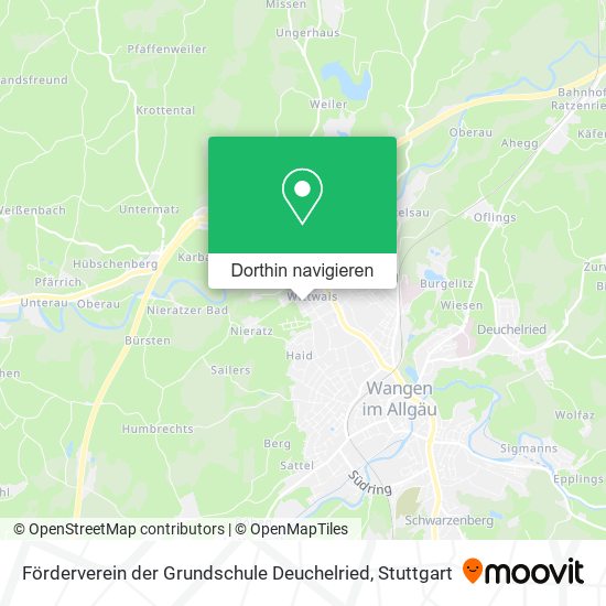 Förderverein der Grundschule Deuchelried Karte