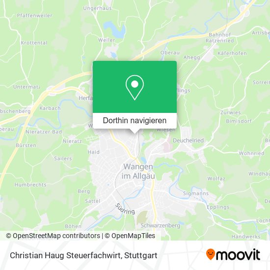 Christian Haug Steuerfachwirt Karte