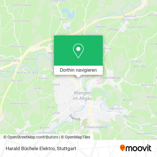 Harald Büchele Elektro Karte