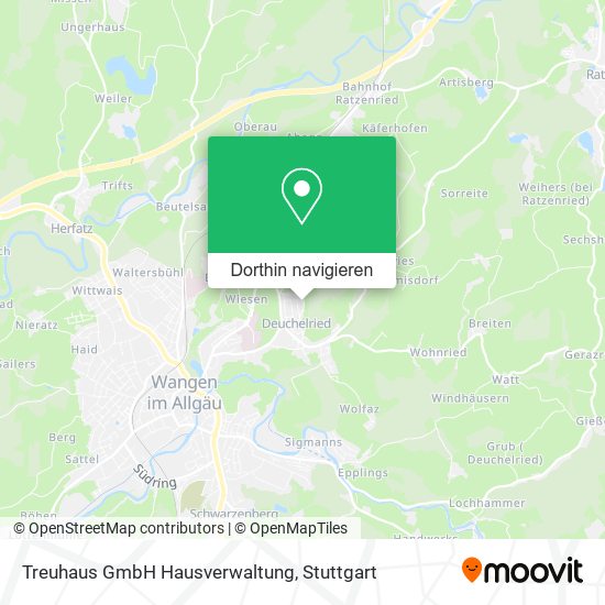 Treuhaus GmbH Hausverwaltung Karte