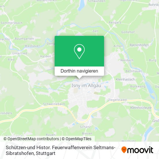 Schützen-und Histor. Feuerwaffenverein Seltmans- Sibratshofen Karte