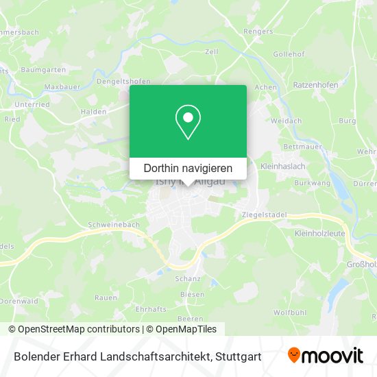 Bolender Erhard Landschaftsarchitekt Karte
