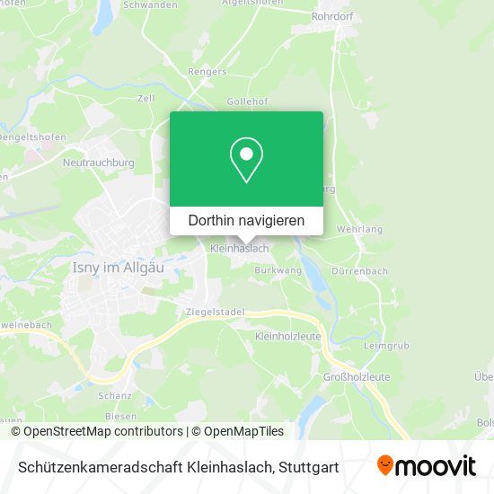 Schützenkameradschaft Kleinhaslach Karte