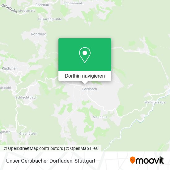 Unser Gersbacher Dorfladen Karte