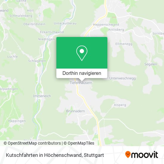 Kutschfahrten in Höchenschwand Karte