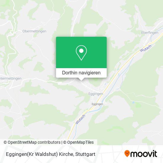 Eggingen(Kr Waldshut) Kirche Karte