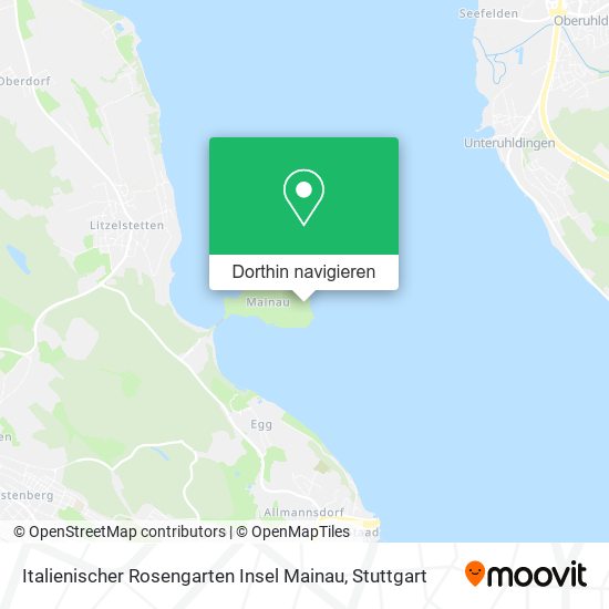 Italienischer Rosengarten Insel Mainau Karte