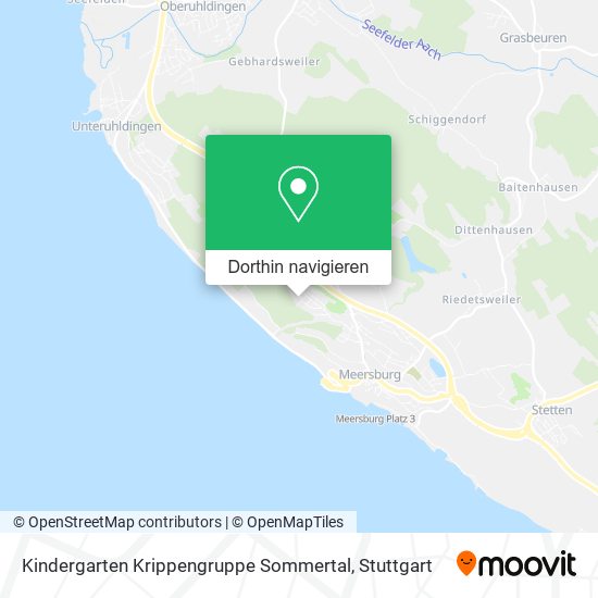 Kindergarten Krippengruppe Sommertal Karte