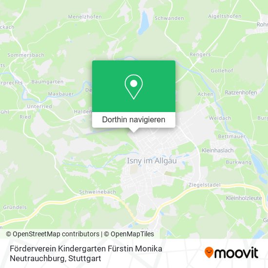 Förderverein Kindergarten Fürstin Monika Neutrauchburg Karte