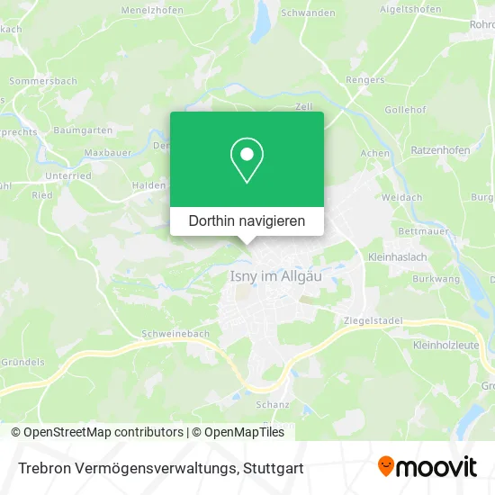 Trebron Vermögensverwaltungs Karte