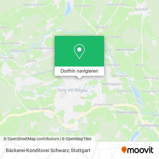 Bäckerei-Konditorei Schwarz Karte