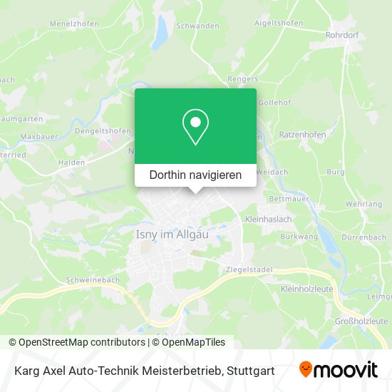 Karg Axel Auto-Technik Meisterbetrieb Karte