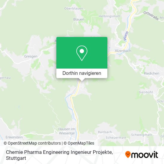 Chemie Pharma Engineering Ingenieur Projekte Karte