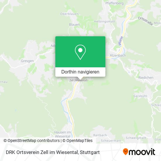 DRK Ortsverein Zell im Wiesental Karte