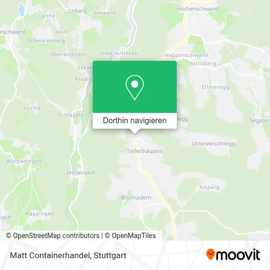 Matt Containerhandel Karte