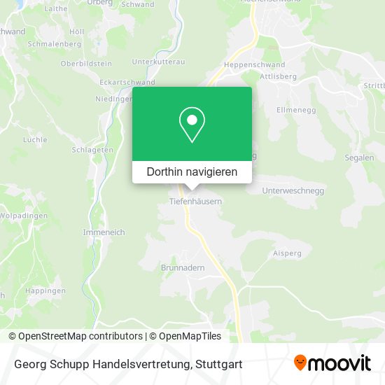 Georg Schupp Handelsvertretung Karte