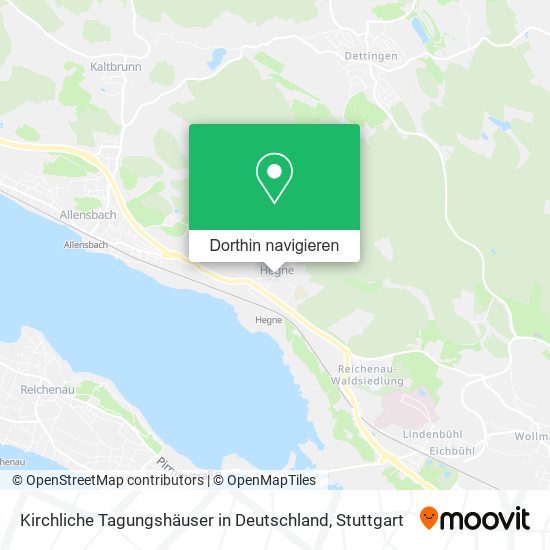 Kirchliche Tagungshäuser in Deutschland Karte