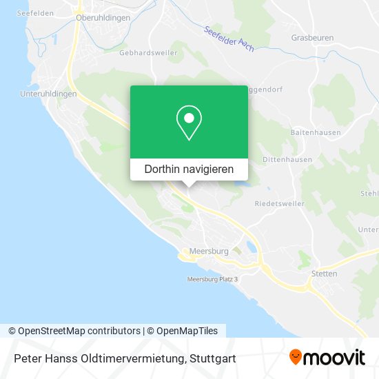 Peter Hanss Oldtimervermietung Karte