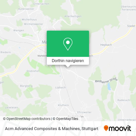 Acm Advanced Composites & Machines Karte
