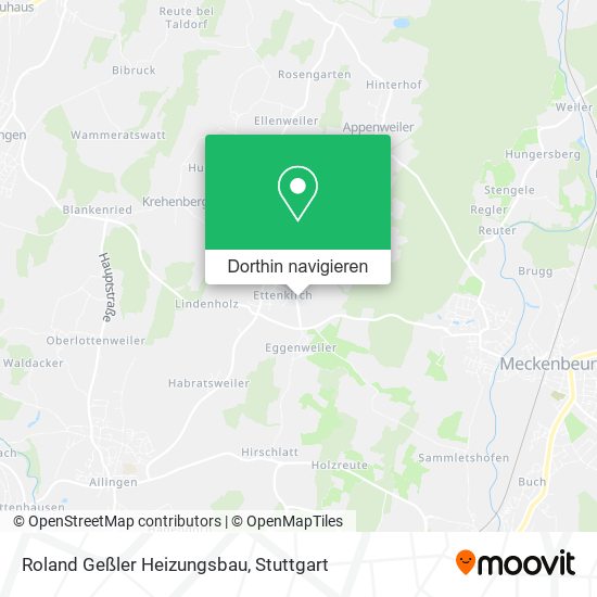Roland Geßler Heizungsbau Karte