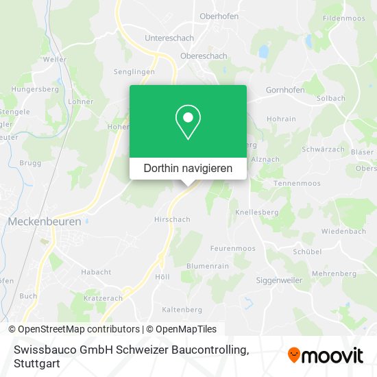 Swissbauco GmbH Schweizer Baucontrolling Karte