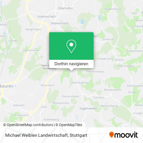 Michael Weiblen Landwirtschaft Karte