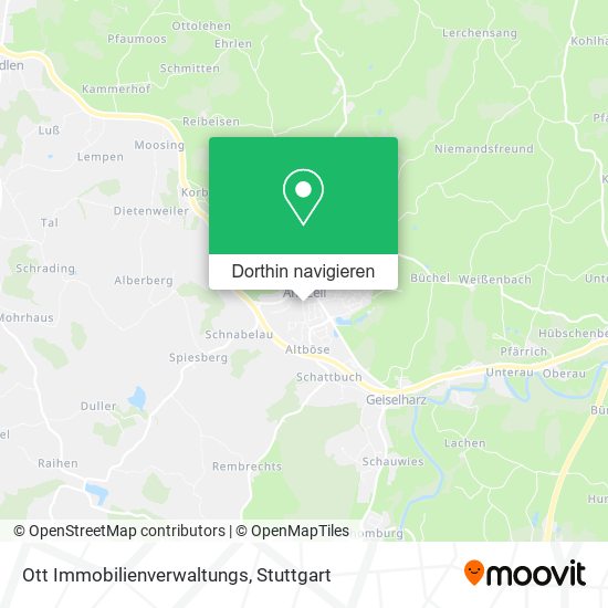 Ott Immobilienverwaltungs Karte