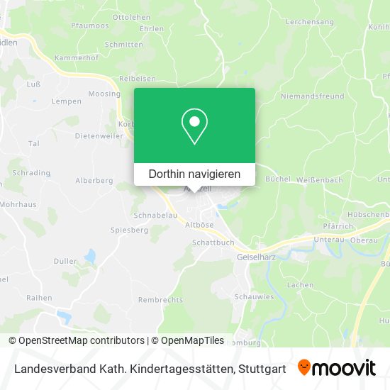 Landesverband Kath. Kindertagesstätten Karte