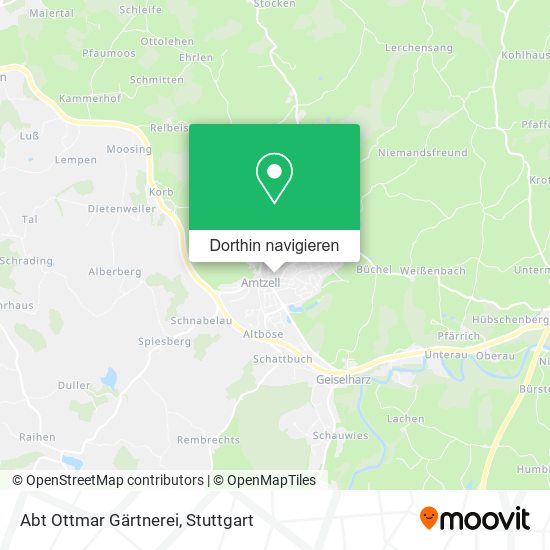 Abt Ottmar Gärtnerei Karte