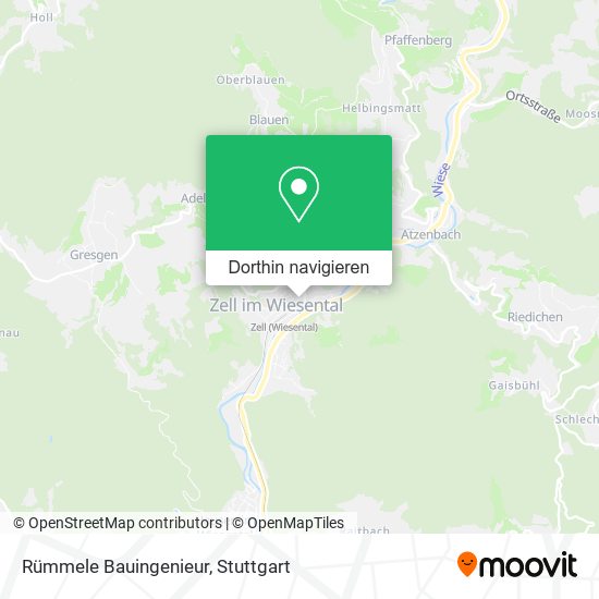 Rümmele Bauingenieur Karte