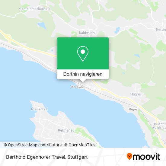 Berthold Egenhofer Travel Karte