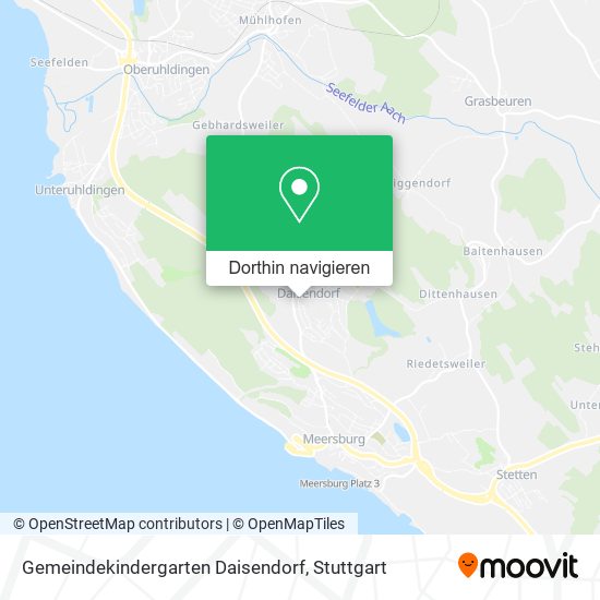 Gemeindekindergarten Daisendorf Karte