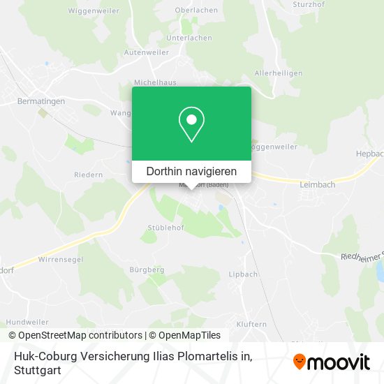Huk-Coburg Versicherung Ilias Plomartelis in Karte