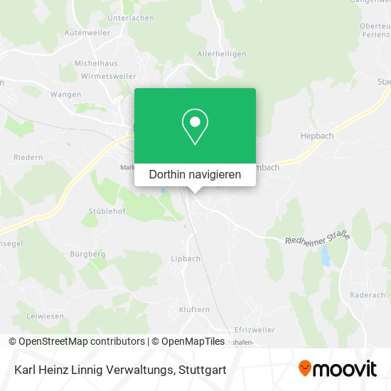 Karl Heinz Linnig Verwaltungs Karte