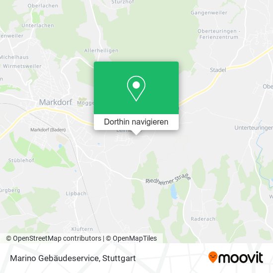 Marino Gebäudeservice Karte