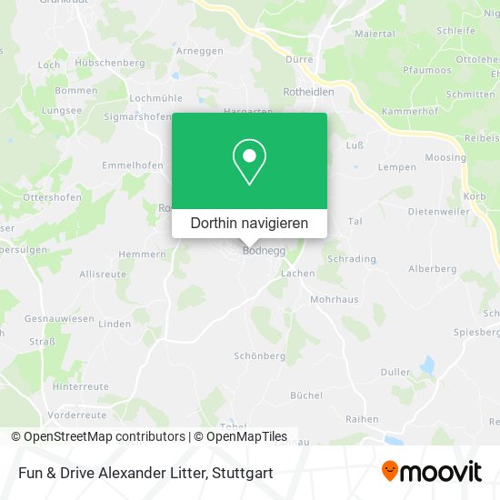 Fun & Drive Alexander Litter Karte