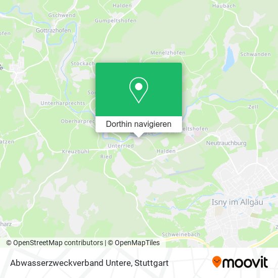 Abwasserzweckverband Untere Karte